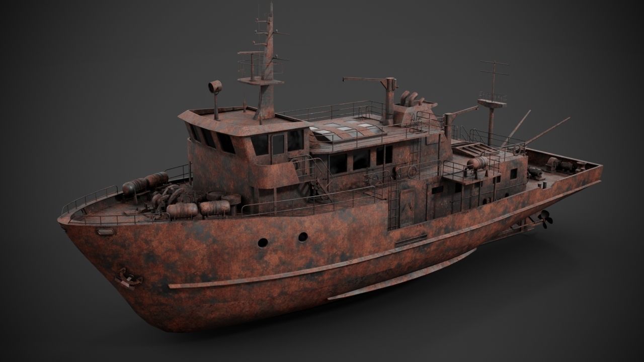 Supply vessel 3D model_11
