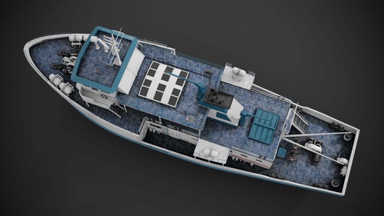 Supply vessel 3D model_8