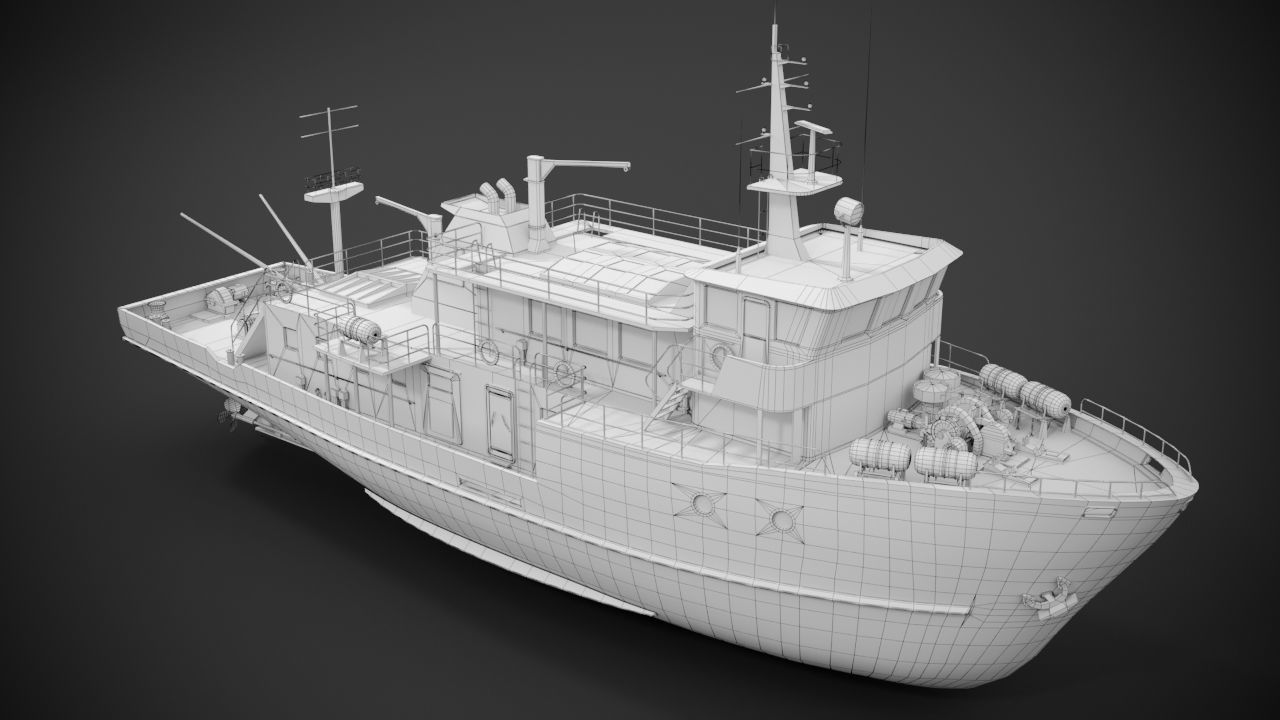Supply vessel 3D model_15