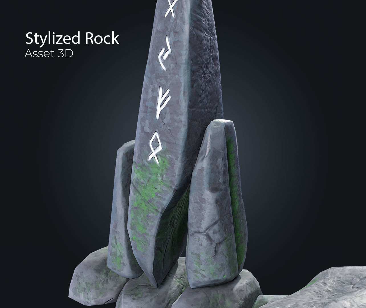 Stylized Rock V1 free VR / AR / low-poly 3D model | CGTrader
