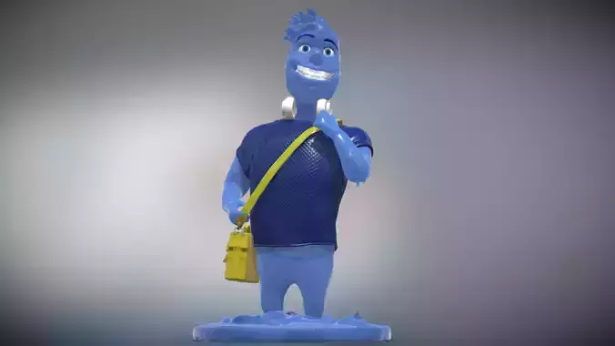 Pixar Elemental Wade Ripple printable 3D print model
