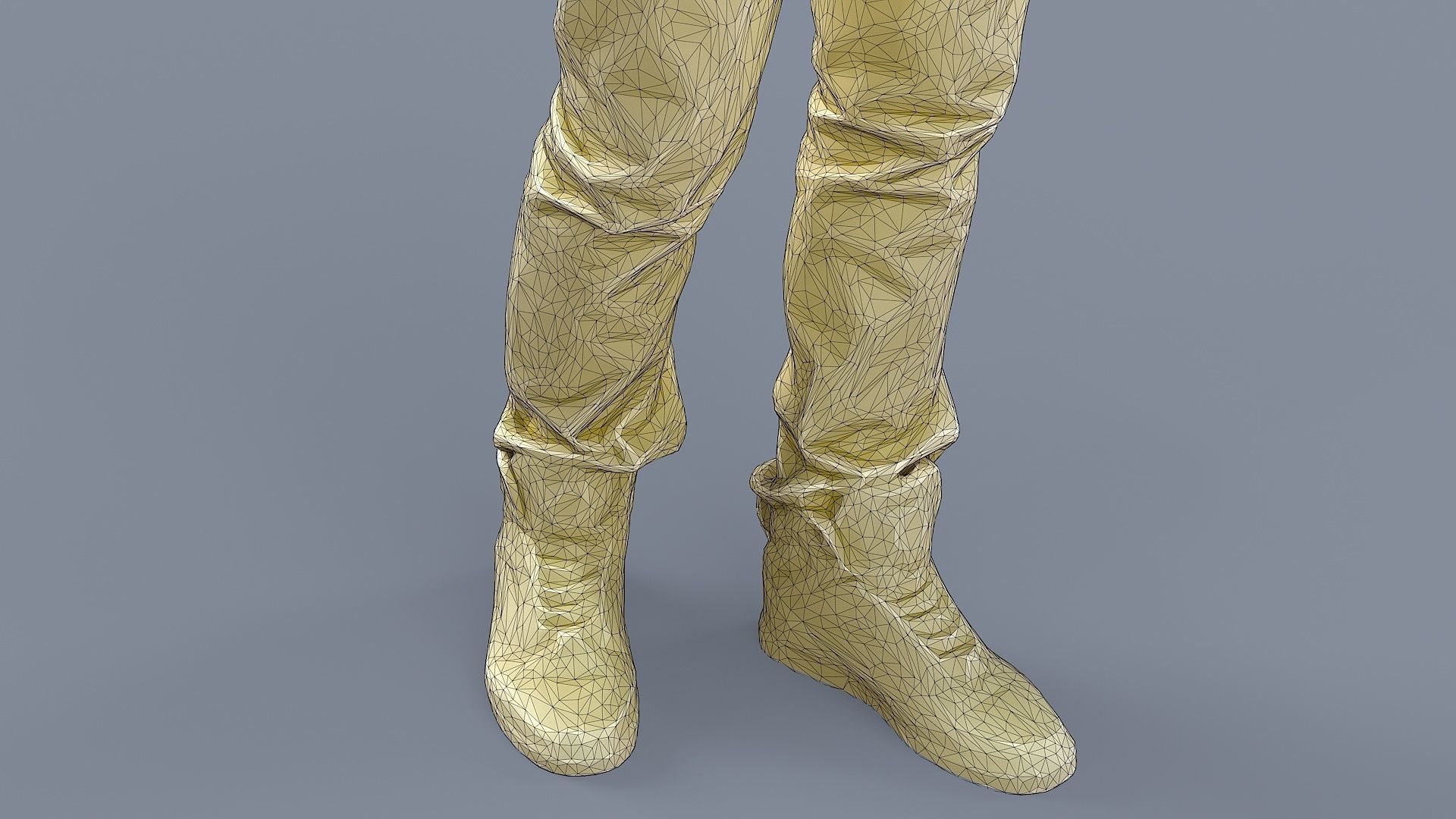 Exhausted Urban Guy in Denim Vest 3D model_15