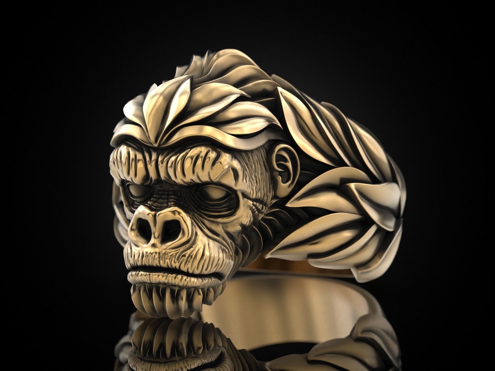 Gorilla Ring 3D print model_20
