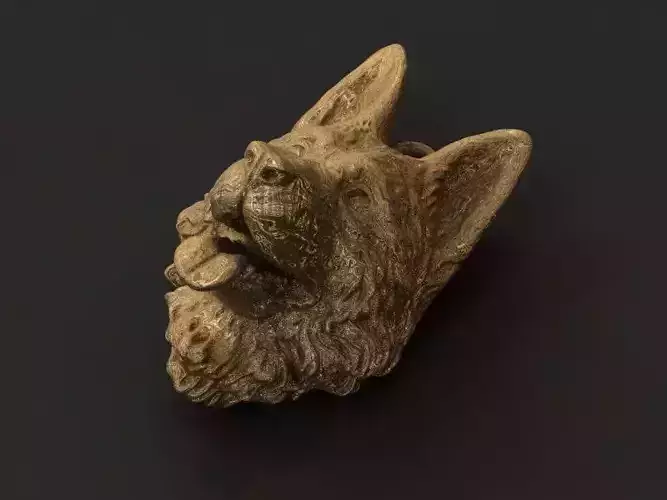 Exquisite Pendant Design - Wolf Head
