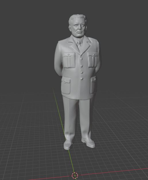 Josip Broz Tito 3D print model_9