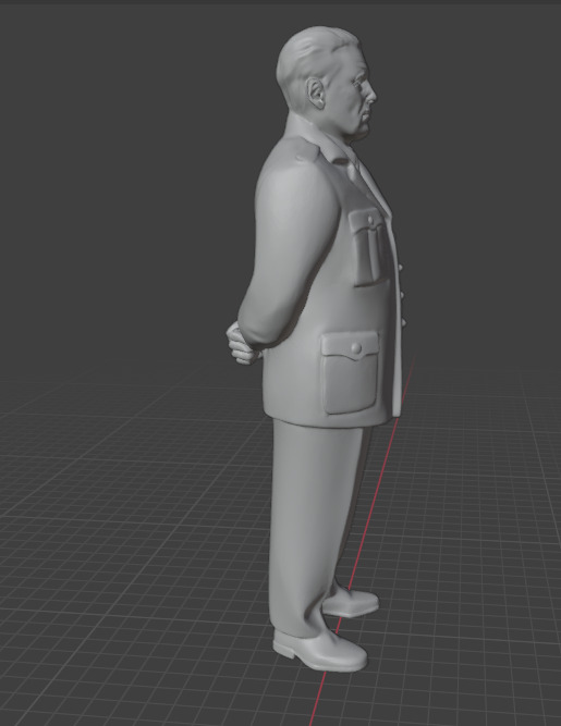 Josip Broz Tito 3D print model_31