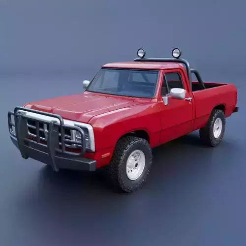 Dodge Ram 150 Regular Cab 1991 3D print model