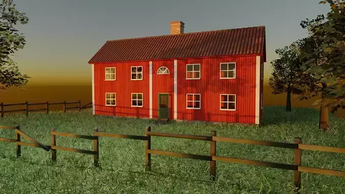 Old Swedish Allmoge House