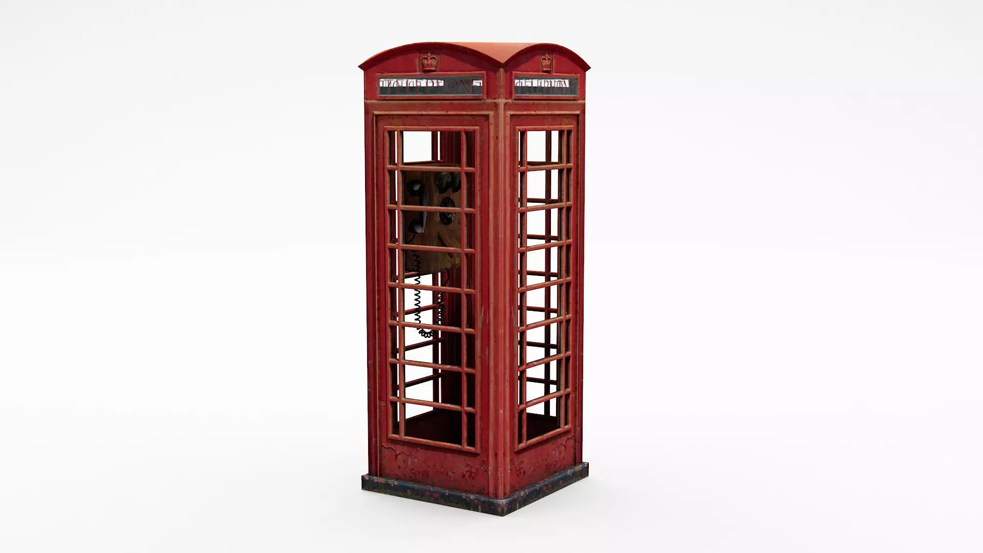 British Telephone Box 3D model