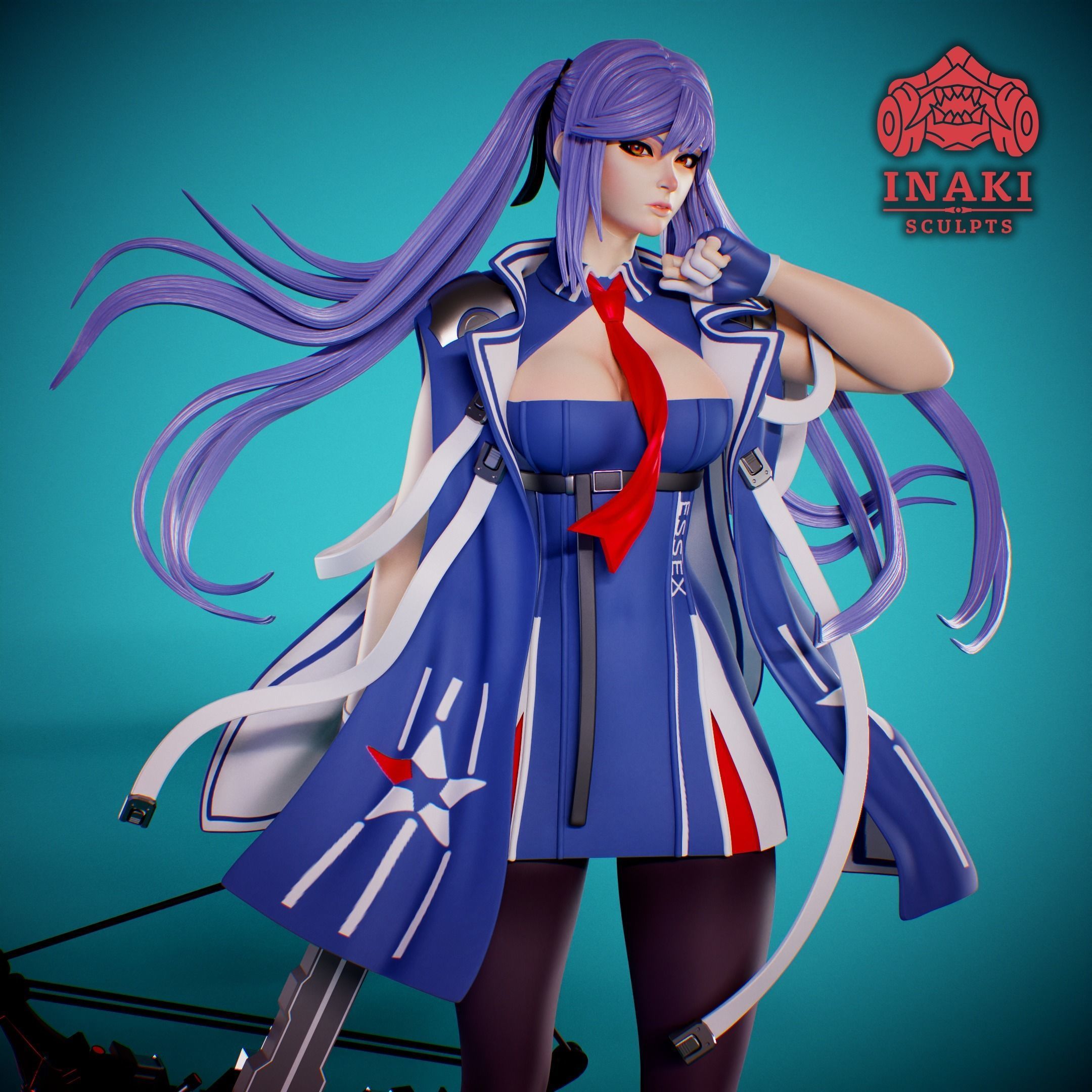 Essex - Azur Lane 3D print model_1