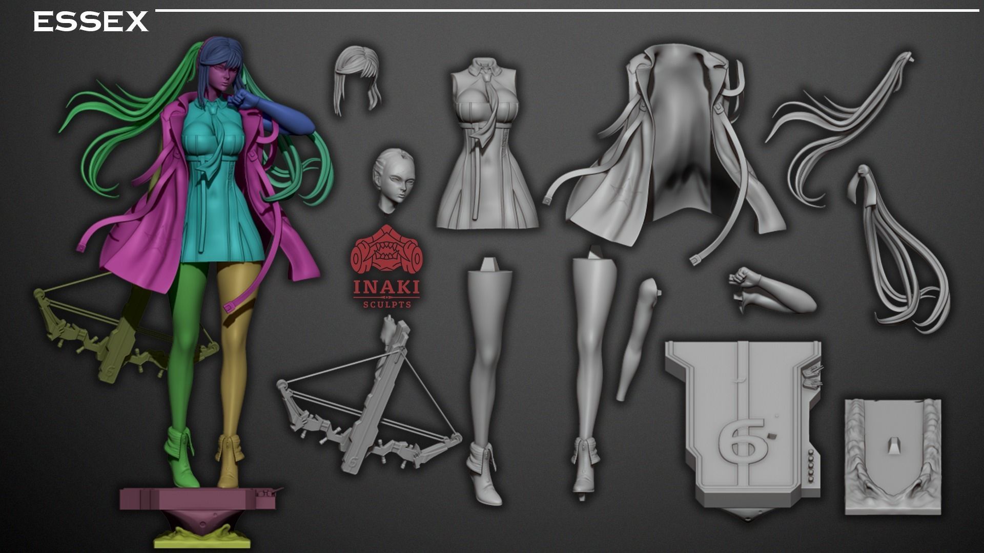 Essex - Azur Lane 3D print model_5