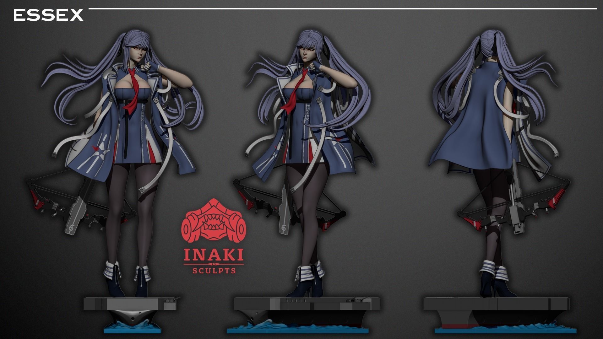 Essex - Azur Lane 3D print model_6