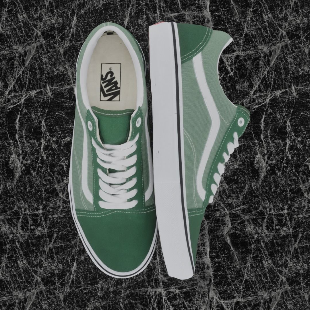 VANS 3D SHOES - GREEN Low-poly 3D model_2