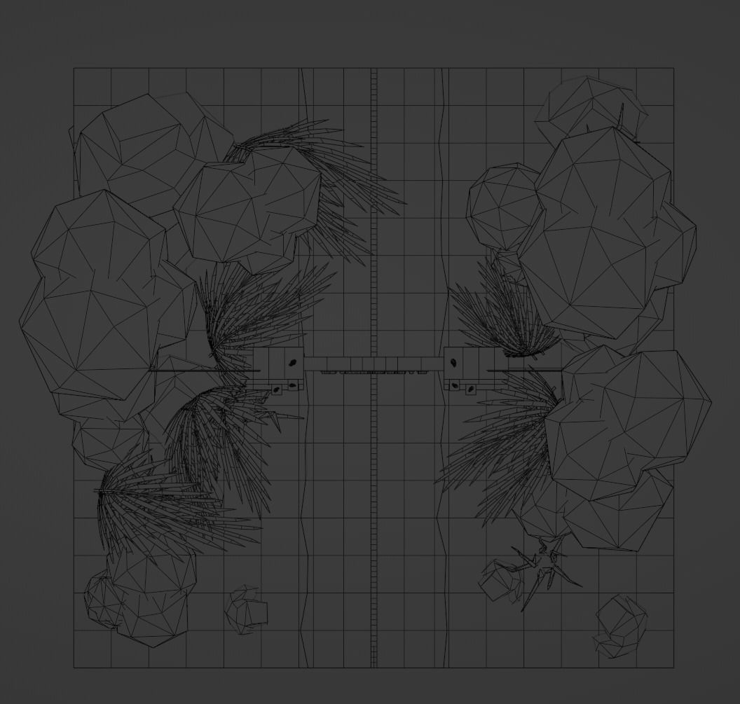 Isometric Jurassik Park Low-poly Low-poly 3D model_4