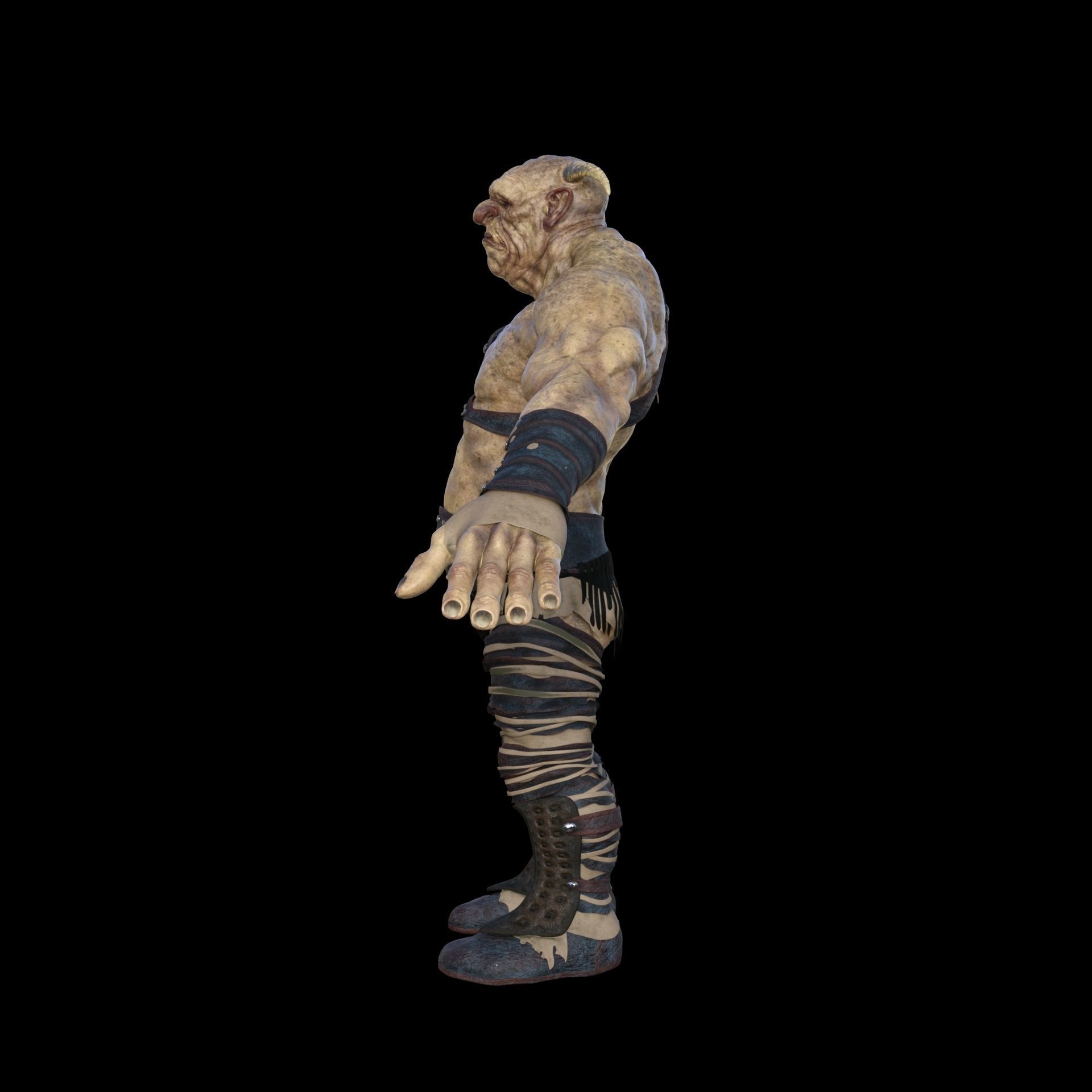 Org Monster 3D model_1