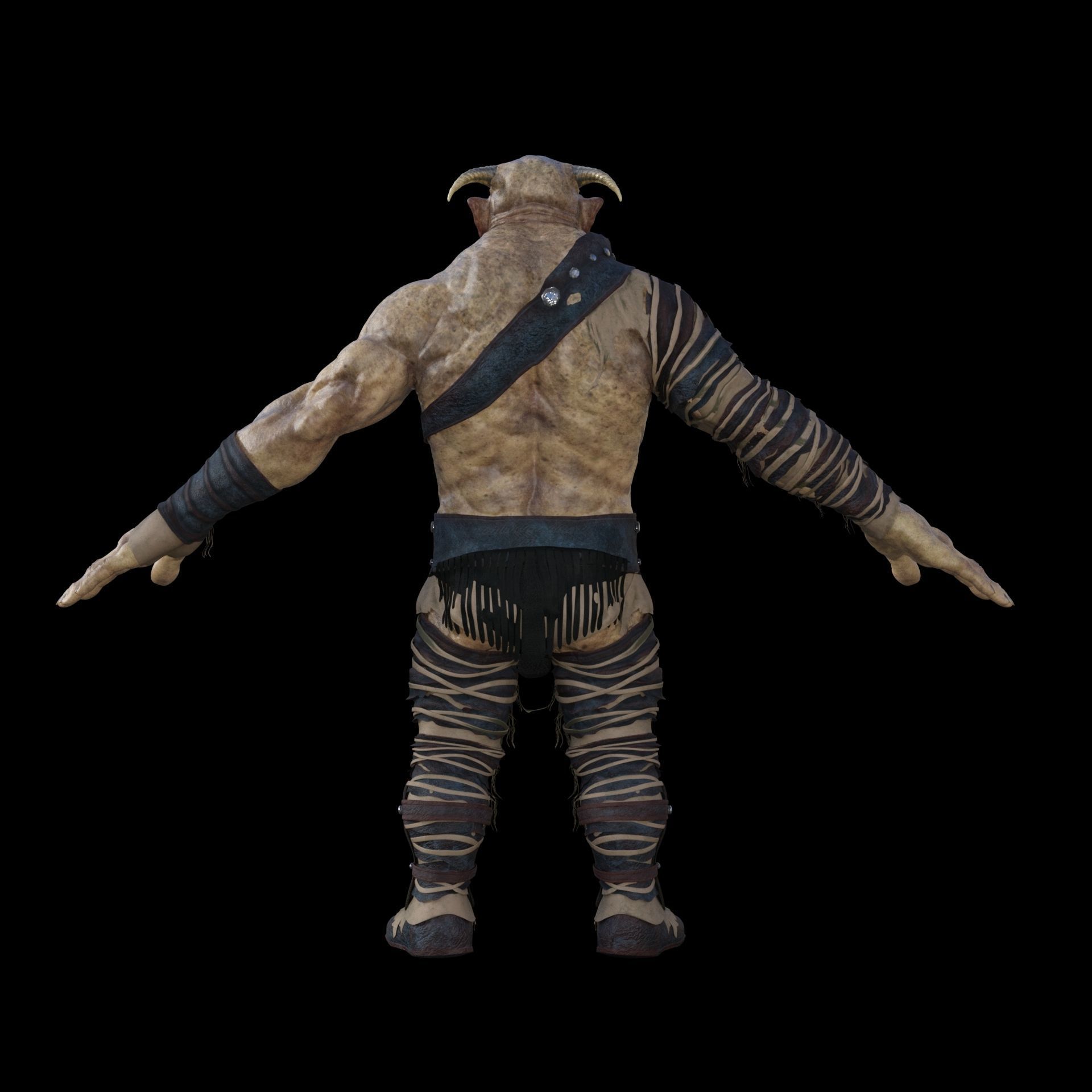 Org Monster 3D model_3
