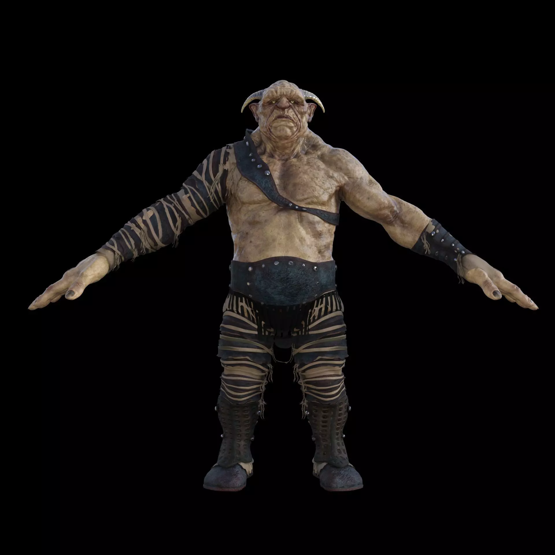 Org Monster 3D model_0