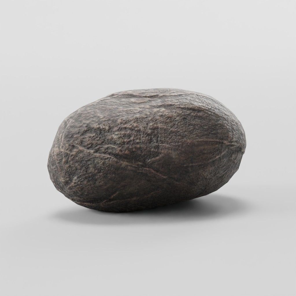 Stone Collection - Low-Poly Boulders Low-poly 3D model_3