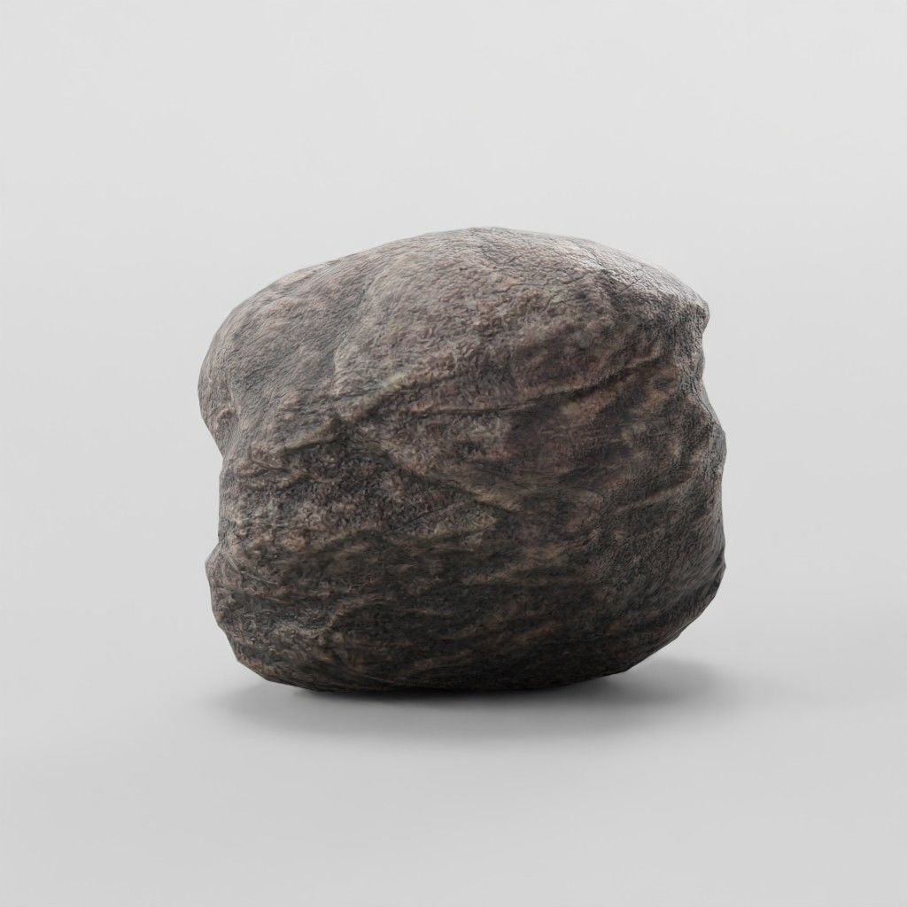 Stone Collection - Low-Poly Boulders Low-poly 3D model_8