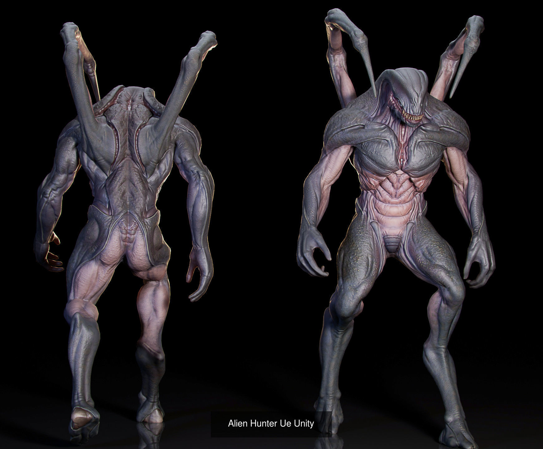 A set of game Alien Monsters 3D Model Collection_12