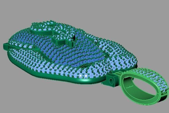 Lip Pendant 3D print model_17