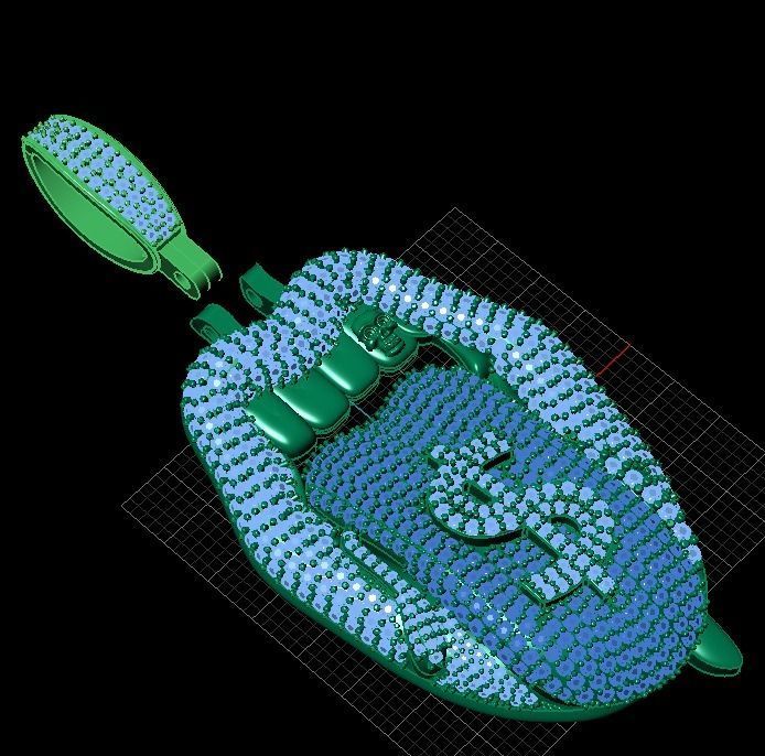 Lip Pendant 3D print model_19