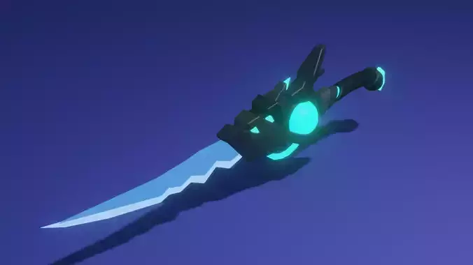 low poly Katniss Low-poly 3D model