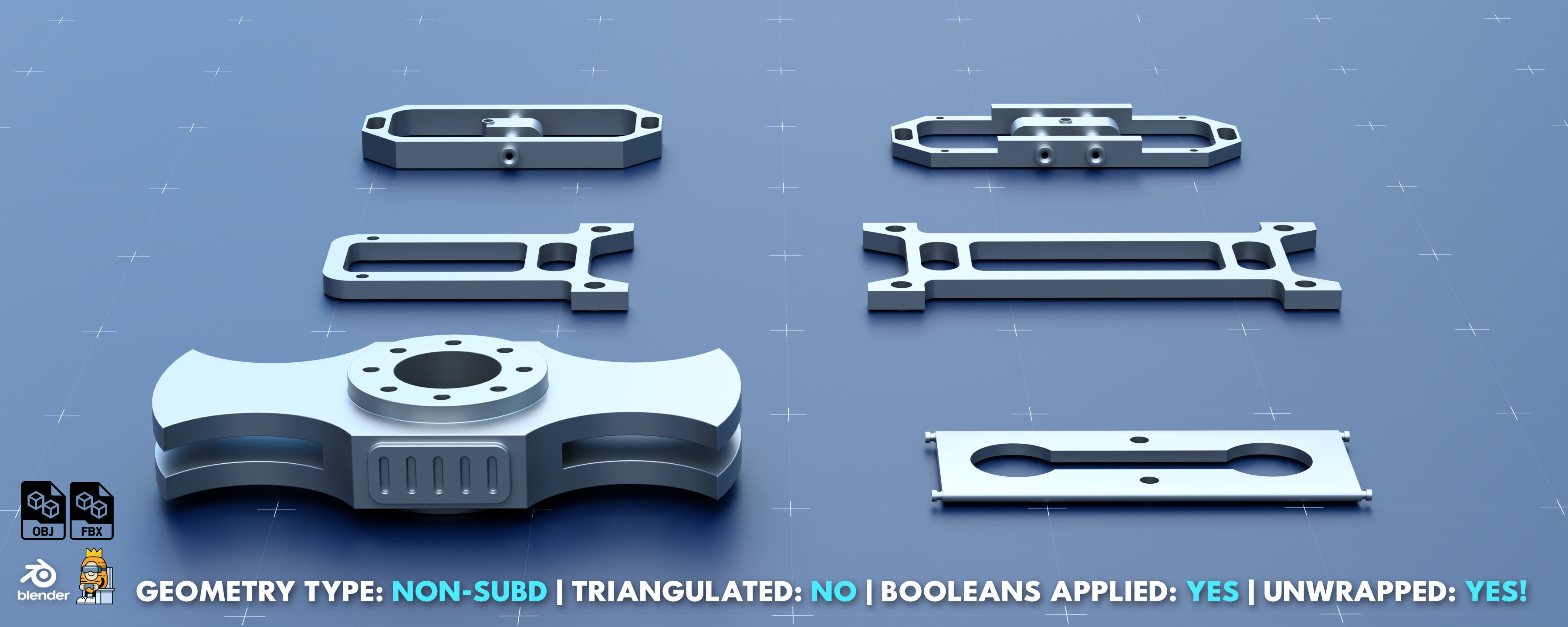 Factory Greeble Kitbash Pack 3 3D model_8