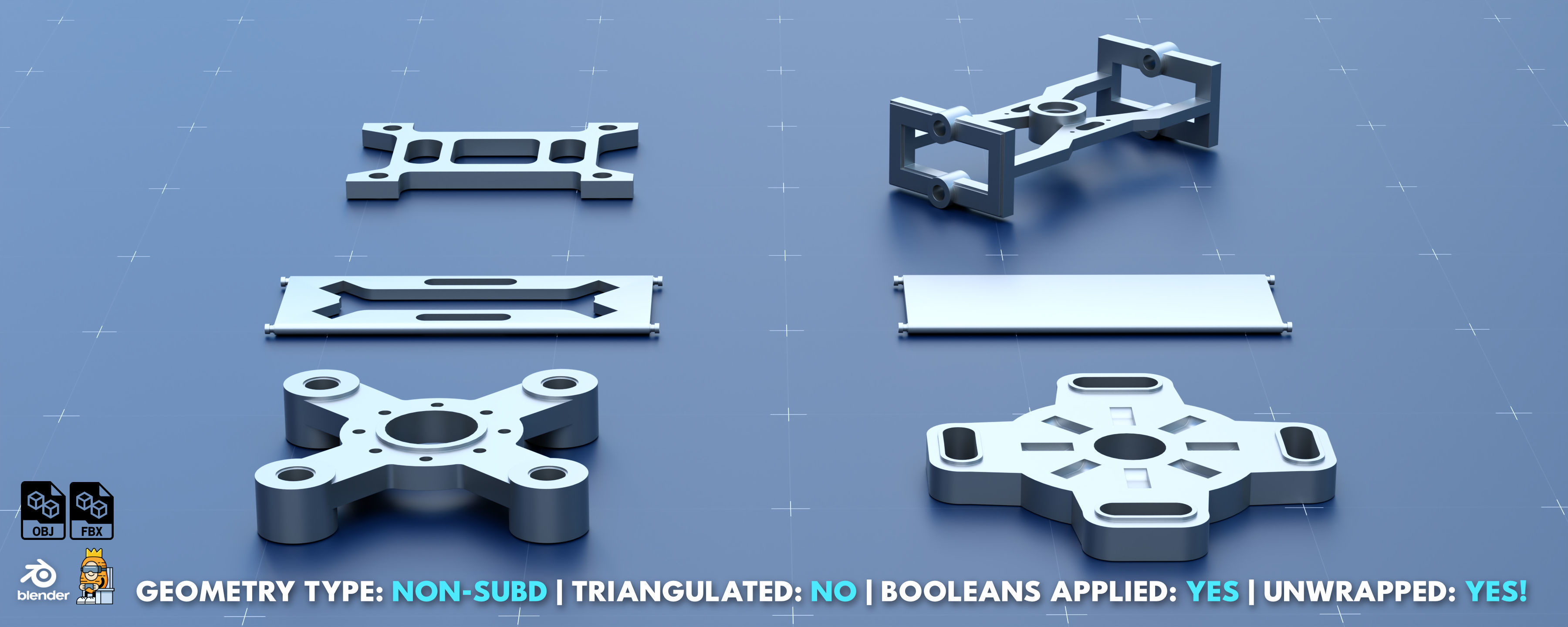 Factory Greeble Kitbash Pack 3 3D model_1