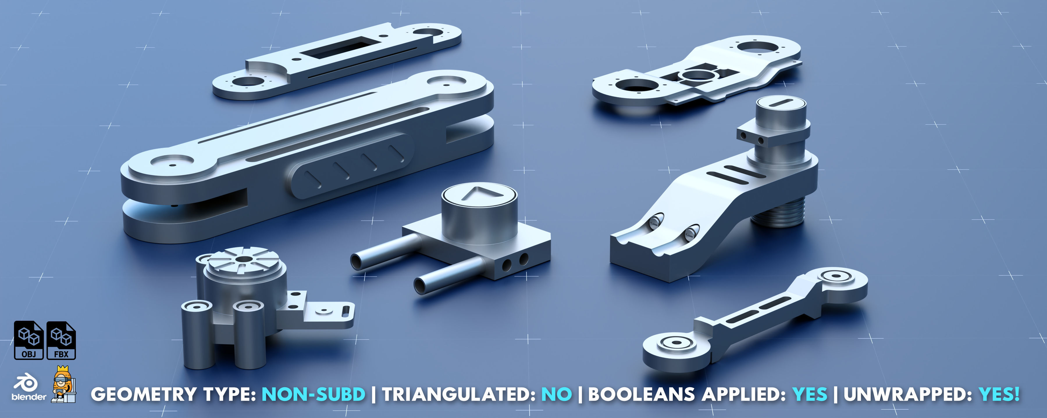 Factory Greeble Kitbash Pack 3 3D model_3