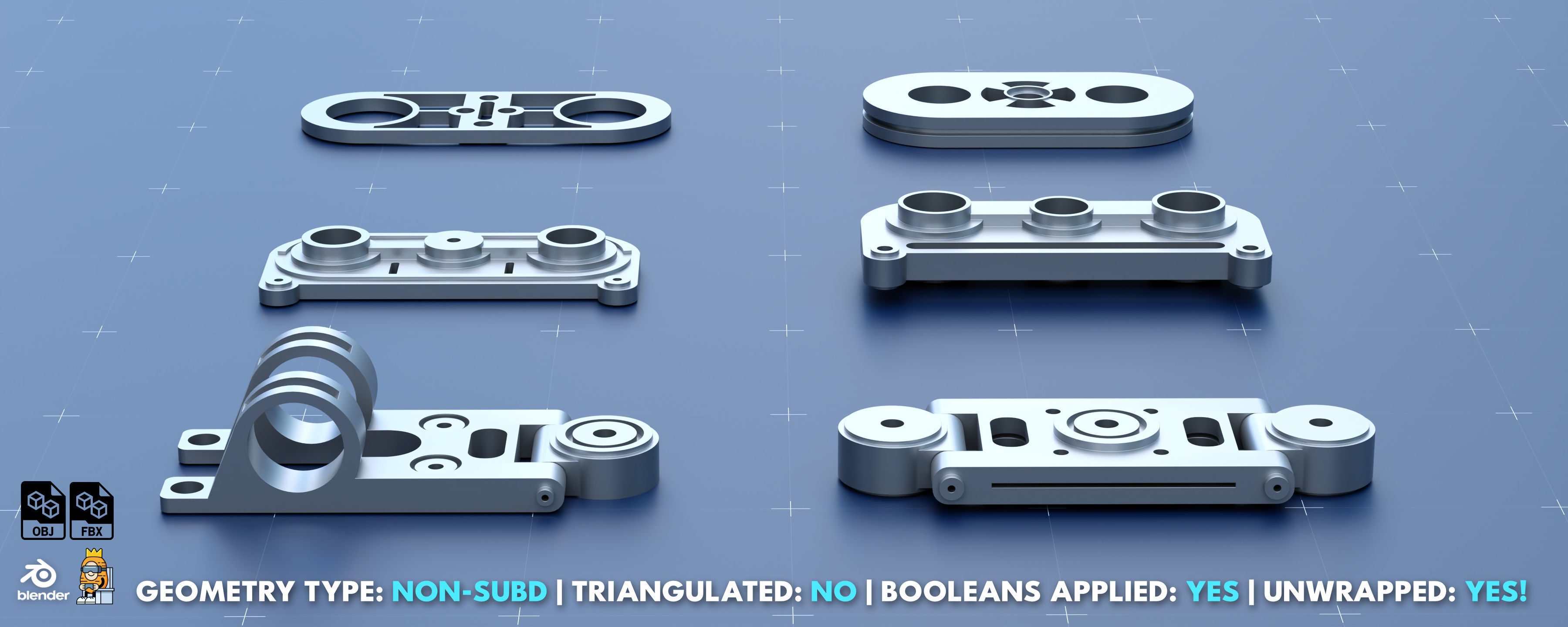 Factory Greeble Kitbash Pack 3 3D model_7