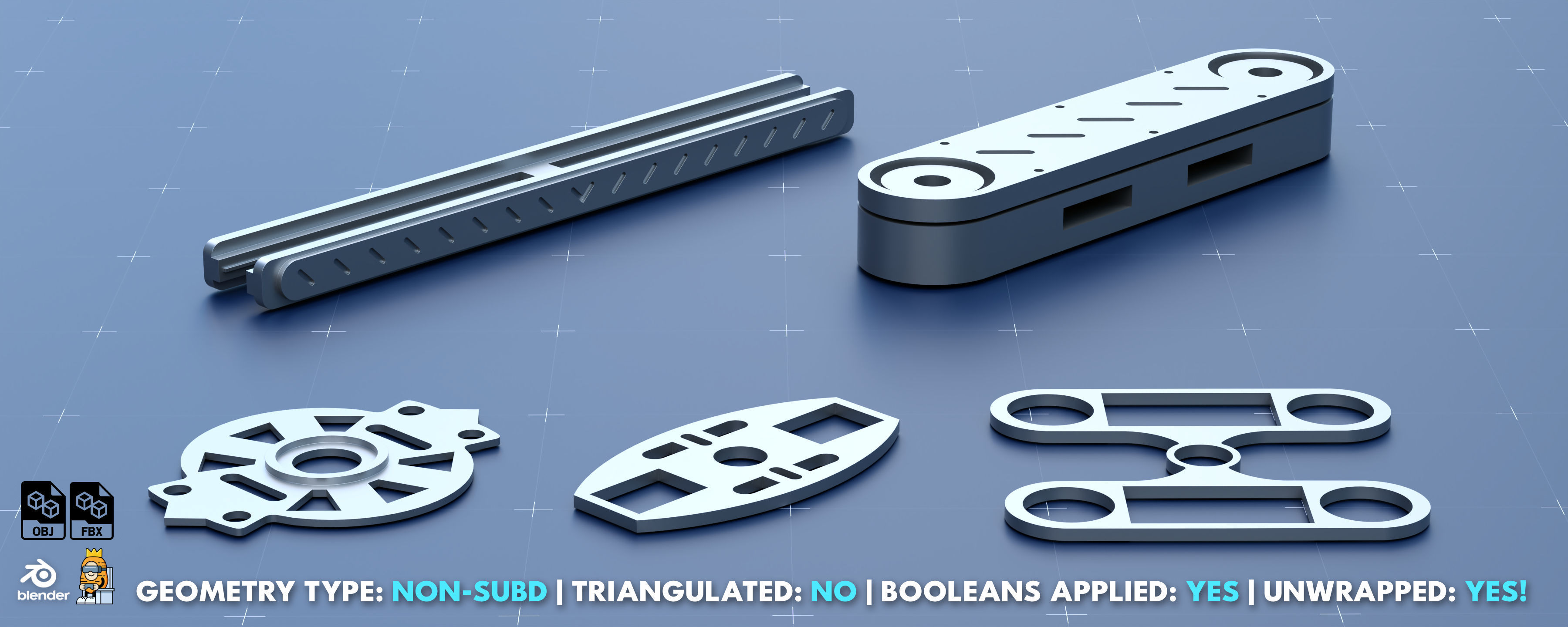 Factory Greeble Kitbash Pack 3 3D model_16