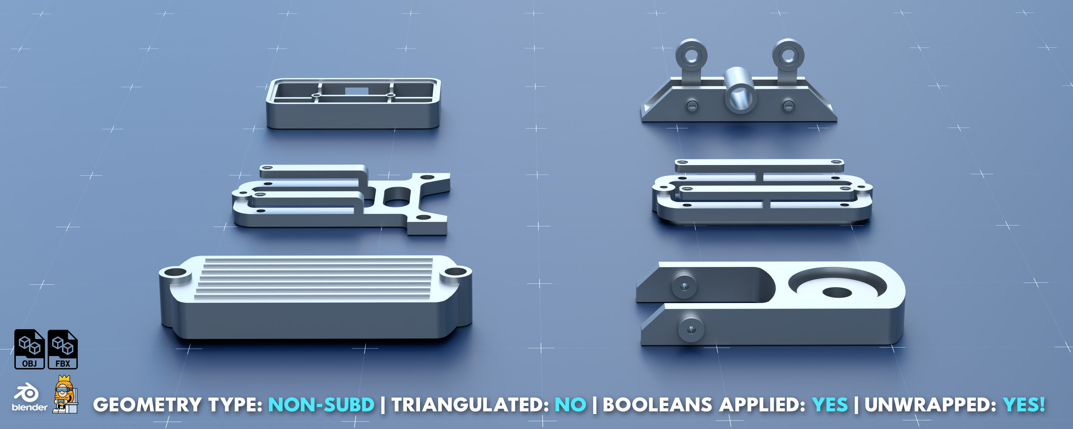 Factory Greeble Kitbash Pack 3 3D model_9