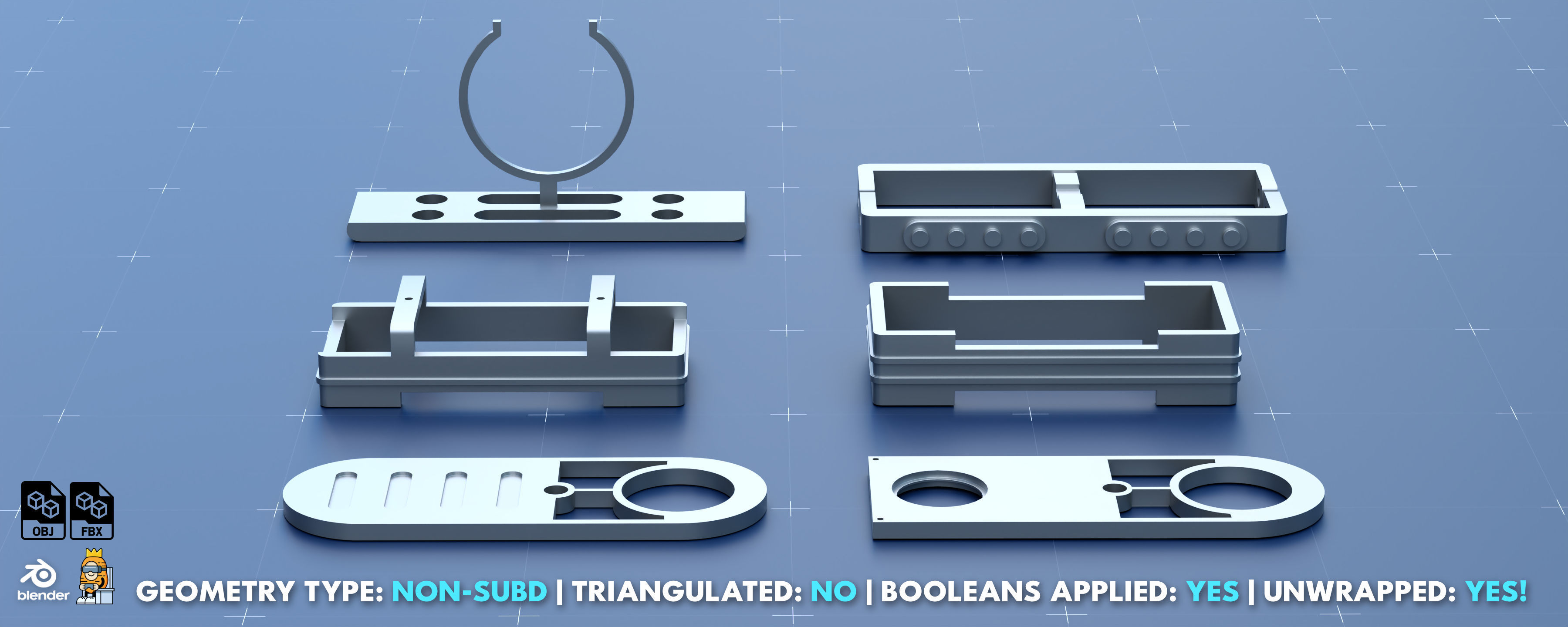 Factory Greeble Kitbash Pack 3 3D model_5