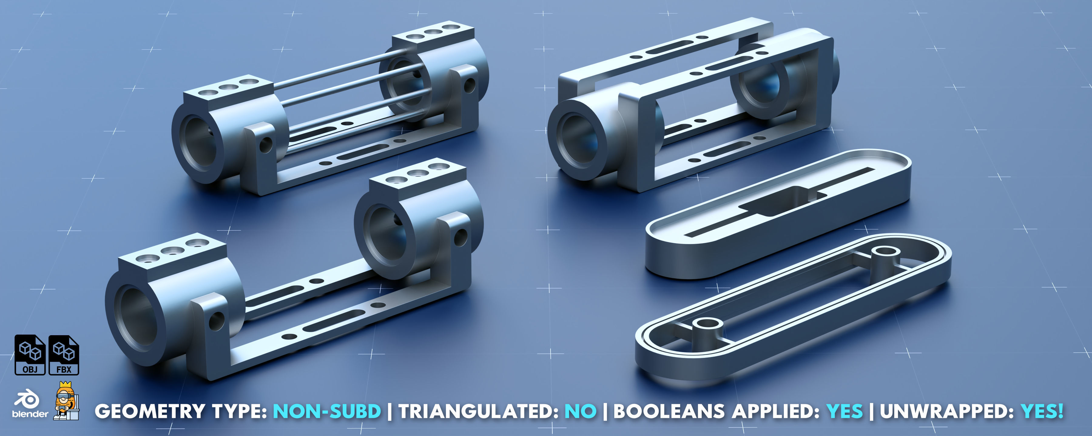 Factory Greeble Kitbash Pack 3 3D model_13