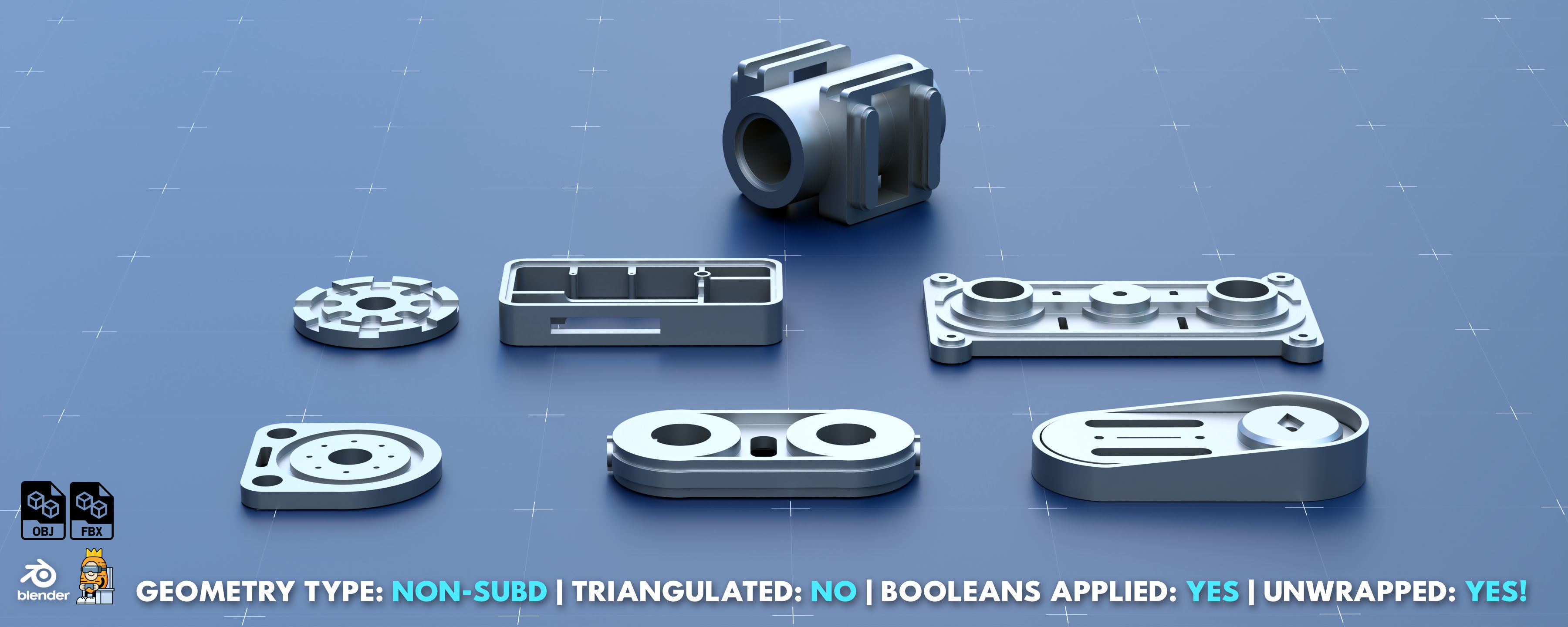 Factory Greeble Kitbash Pack 3 3D model_18