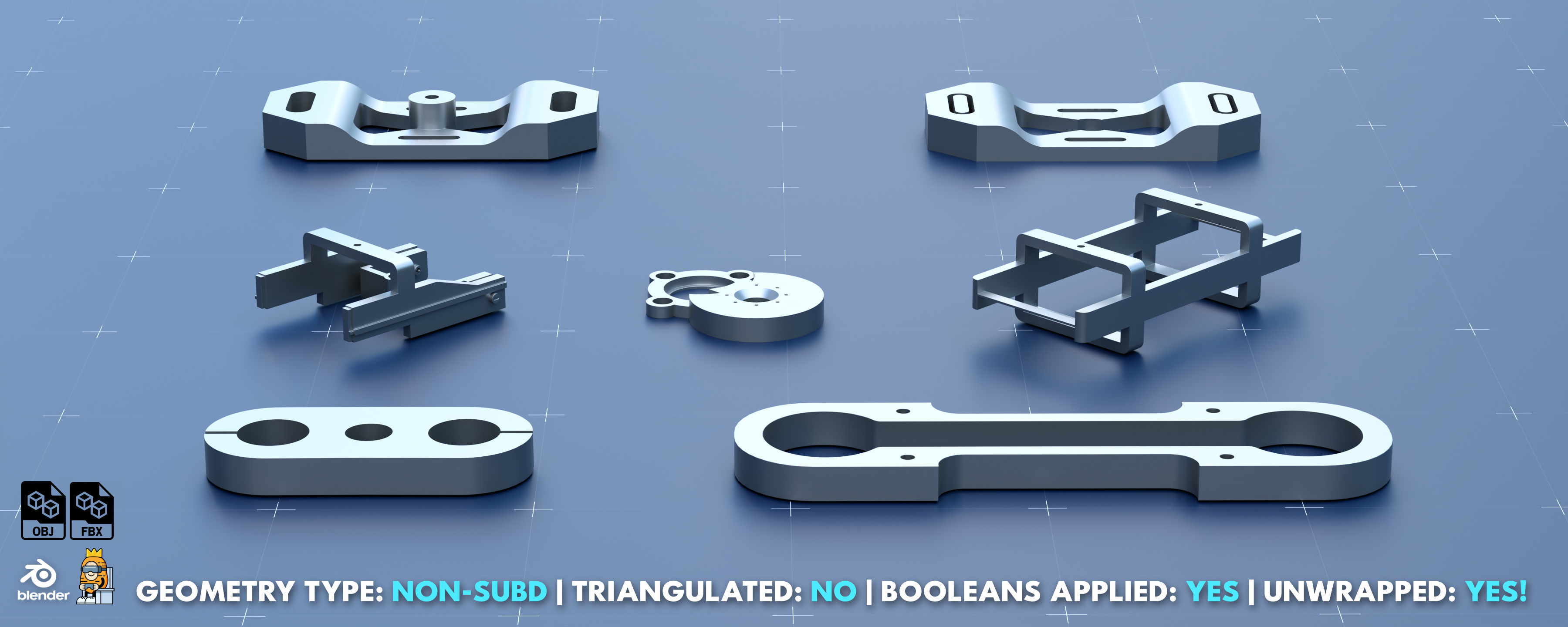 Factory Greeble Kitbash Pack 3 3D model_2