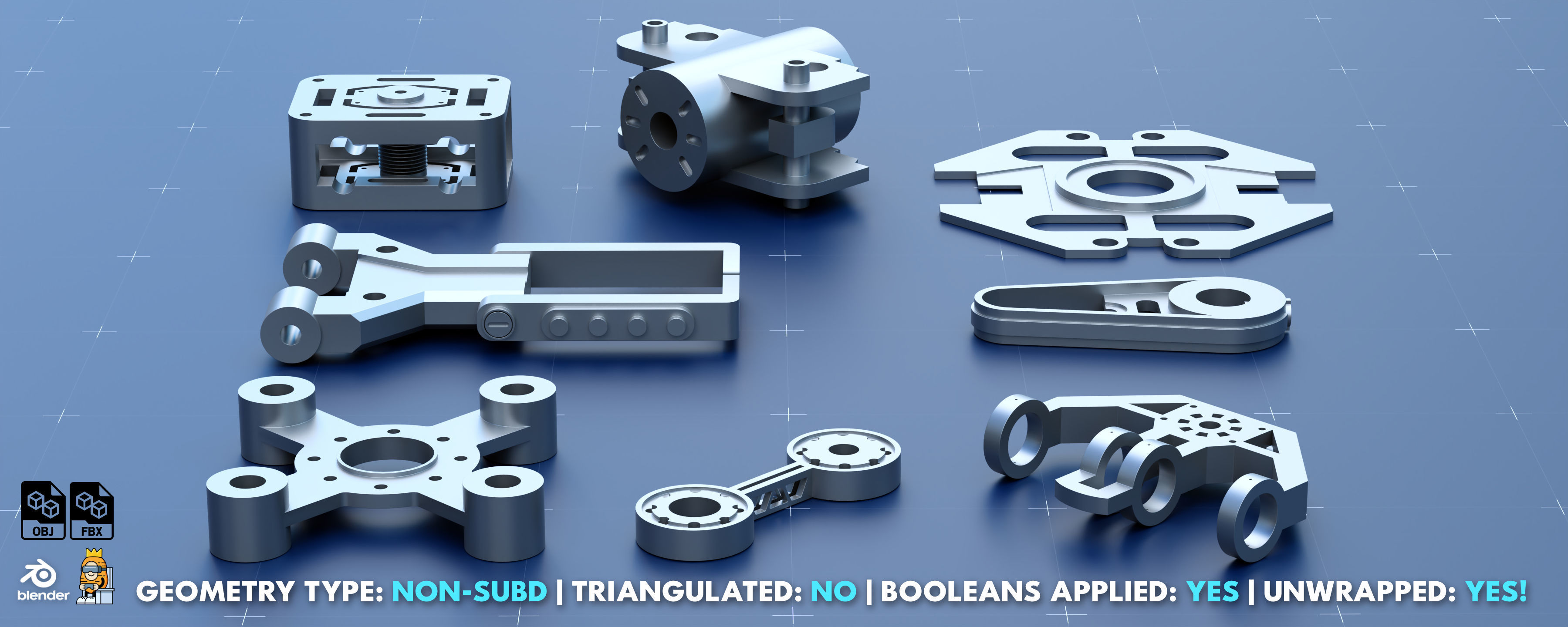 Factory Greeble Kitbash Pack 3 3D model_15