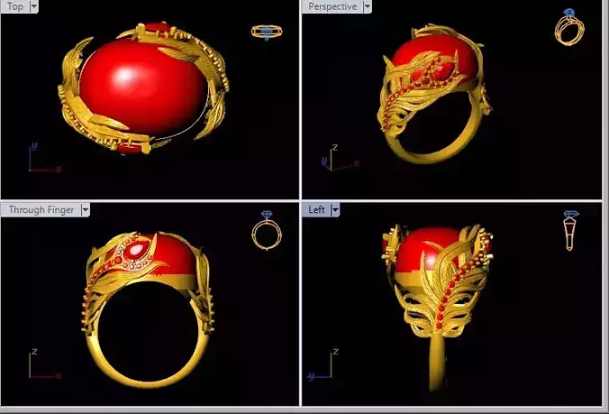 nhan phuong hoang 3D print model