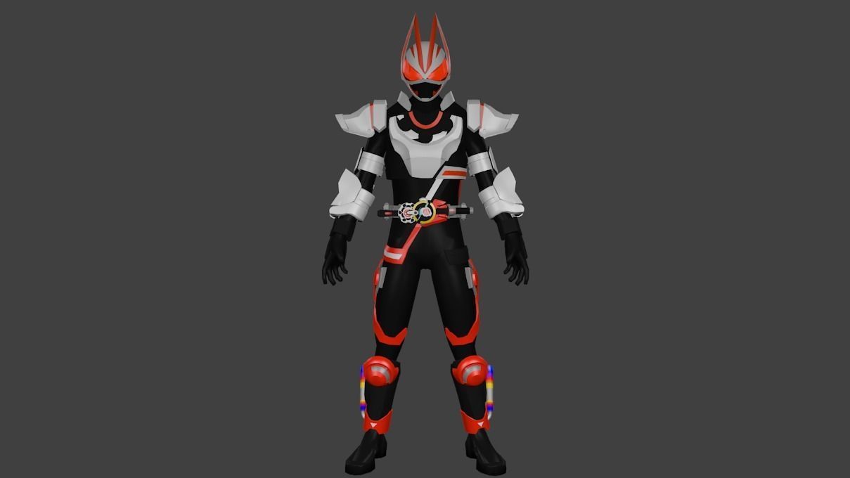 Kamen Rider Geats Magnum boost 3D model_4