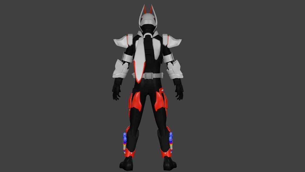 Kamen Rider Geats Magnum boost 3D model_3
