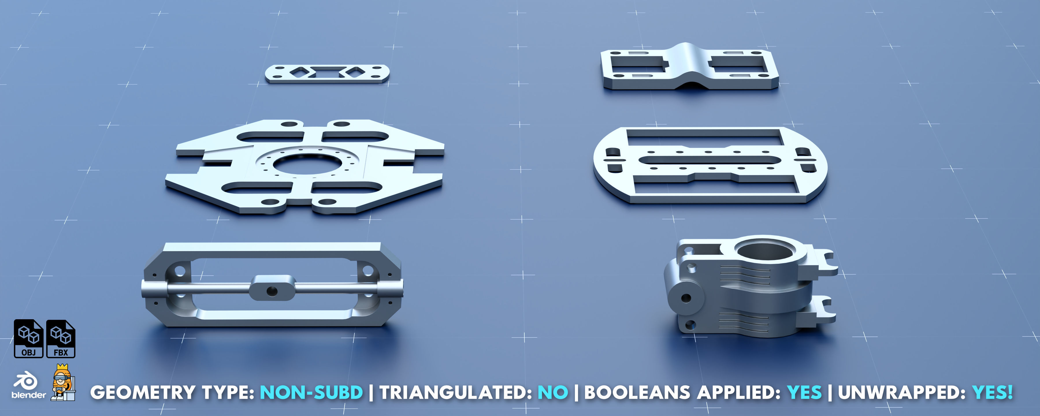 Factory Greeble Kitbash Pack 4 3D model_13