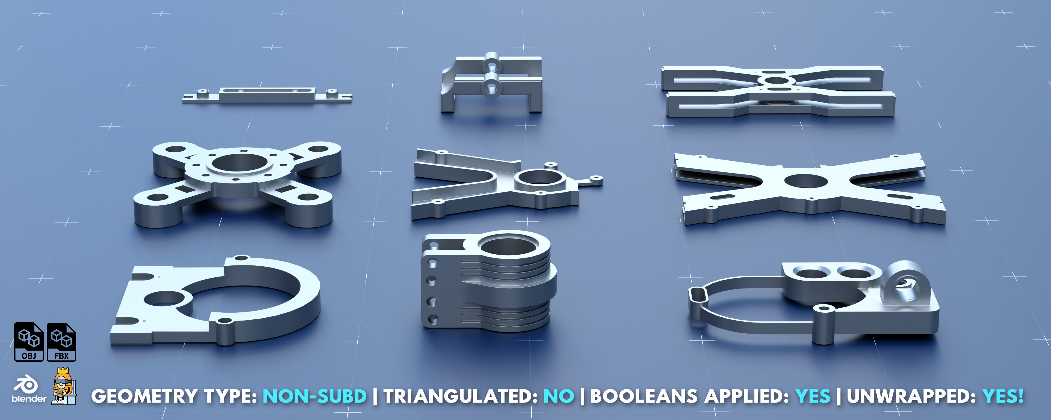 Factory Greeble Kitbash Pack 4 3D model_15