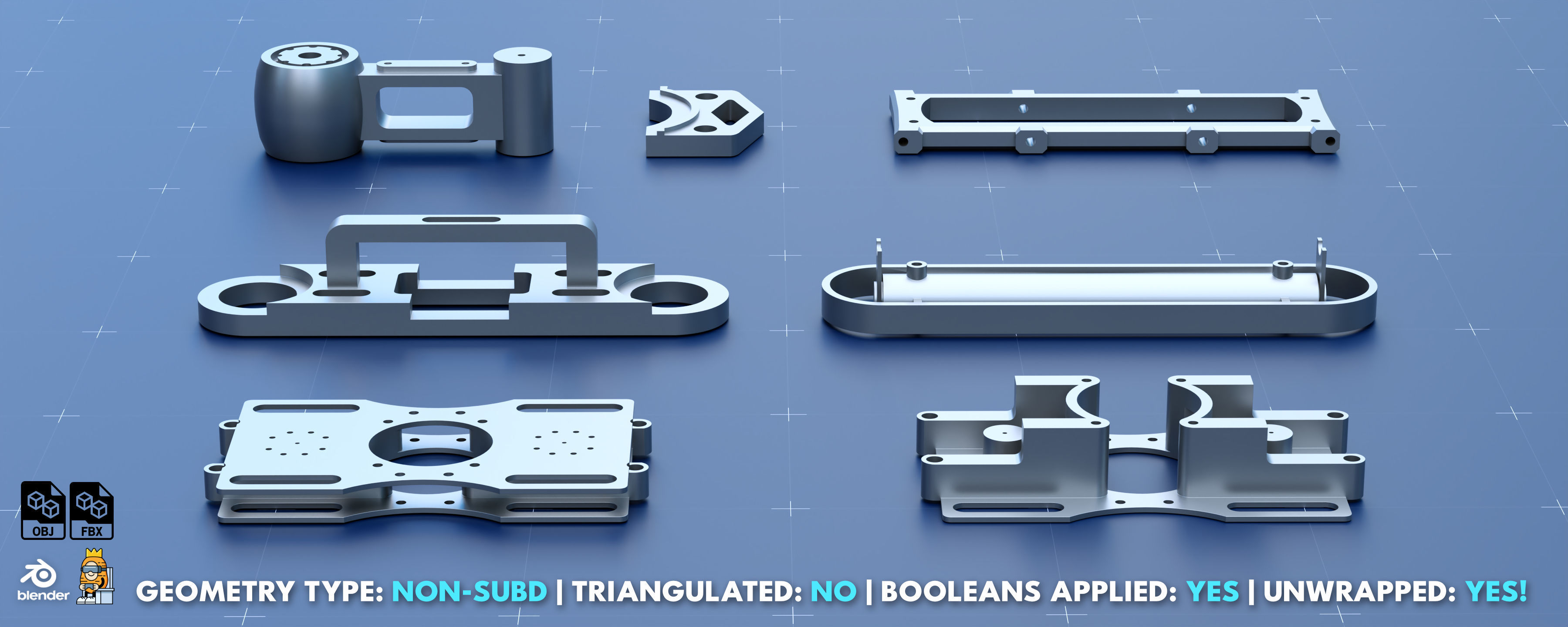 Factory Greeble Kitbash Pack 4 3D model_1