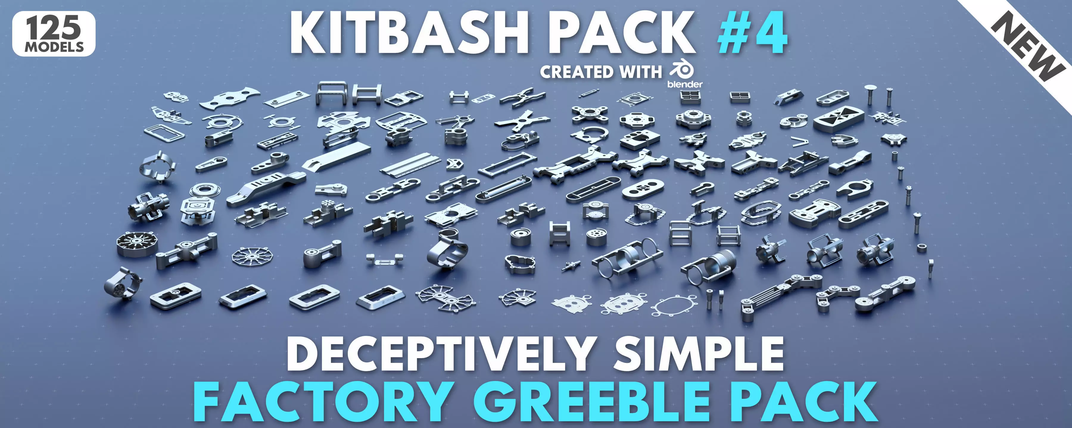 Factory Greeble Kitbash Pack 4 3D model_0