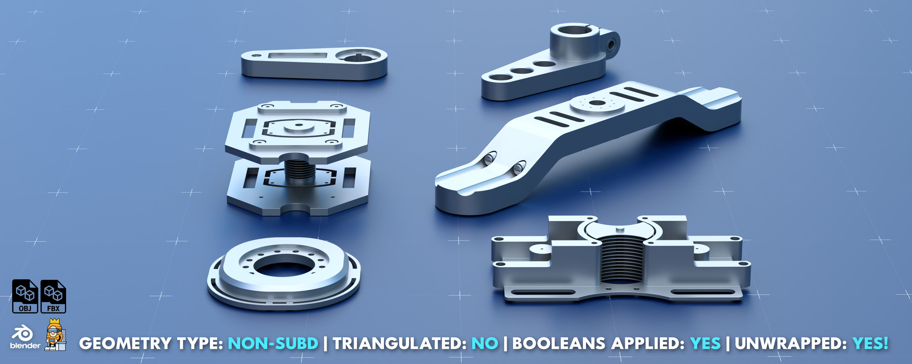 Factory Greeble Kitbash Pack 4 3D model_14