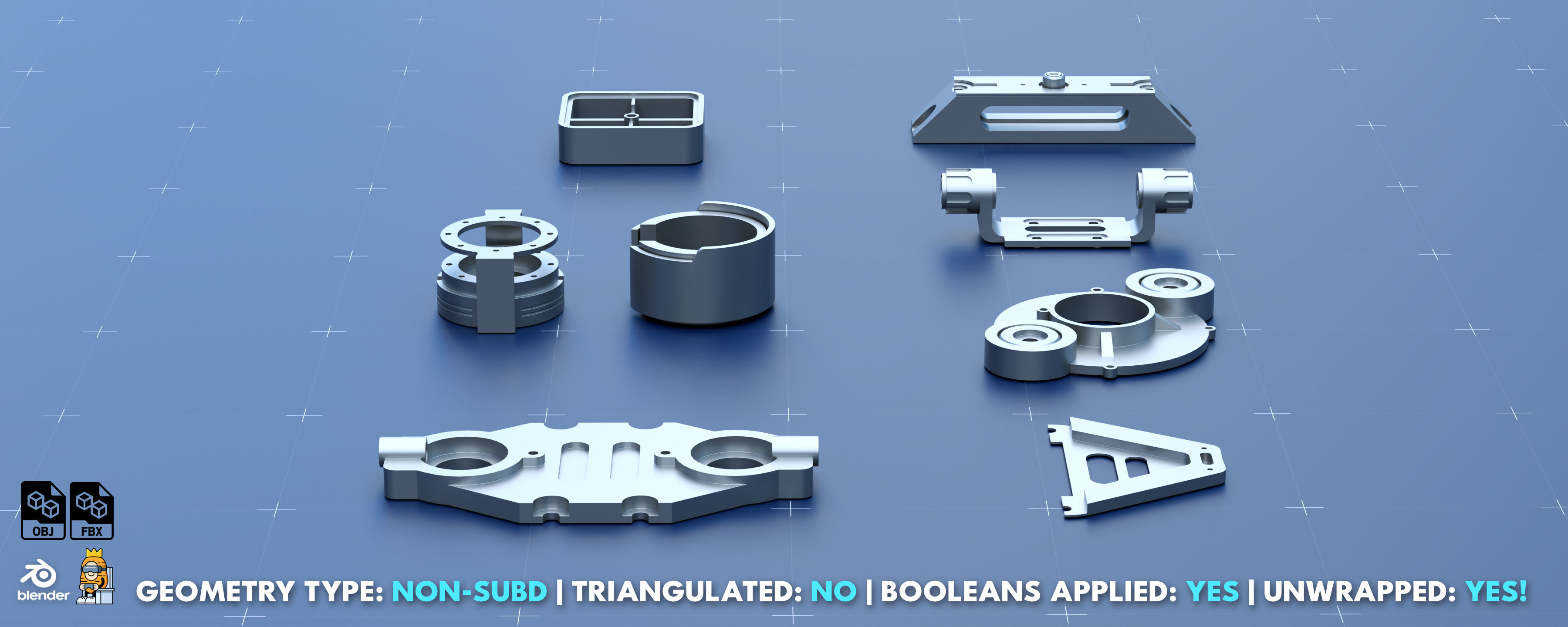 Factory Greeble Kitbash Pack 4 3D model_19