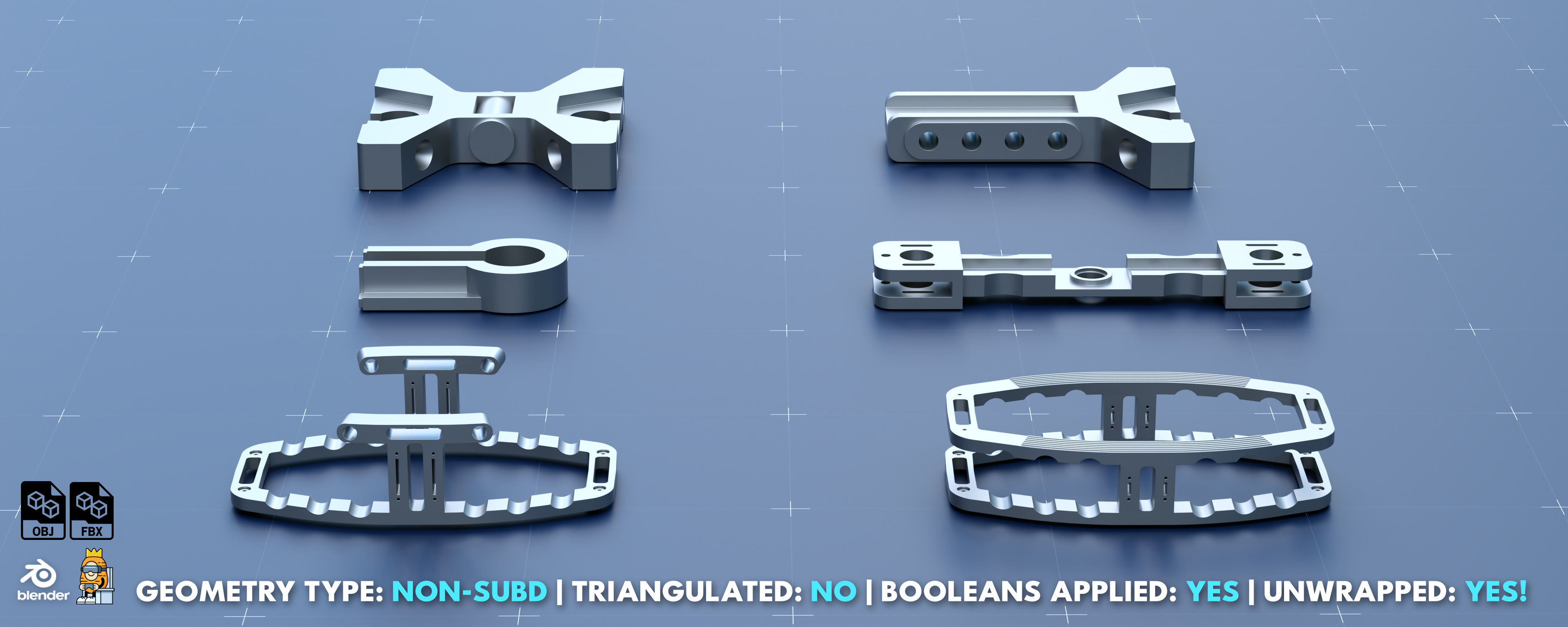 Factory Greeble Kitbash Pack 4 3D model_4