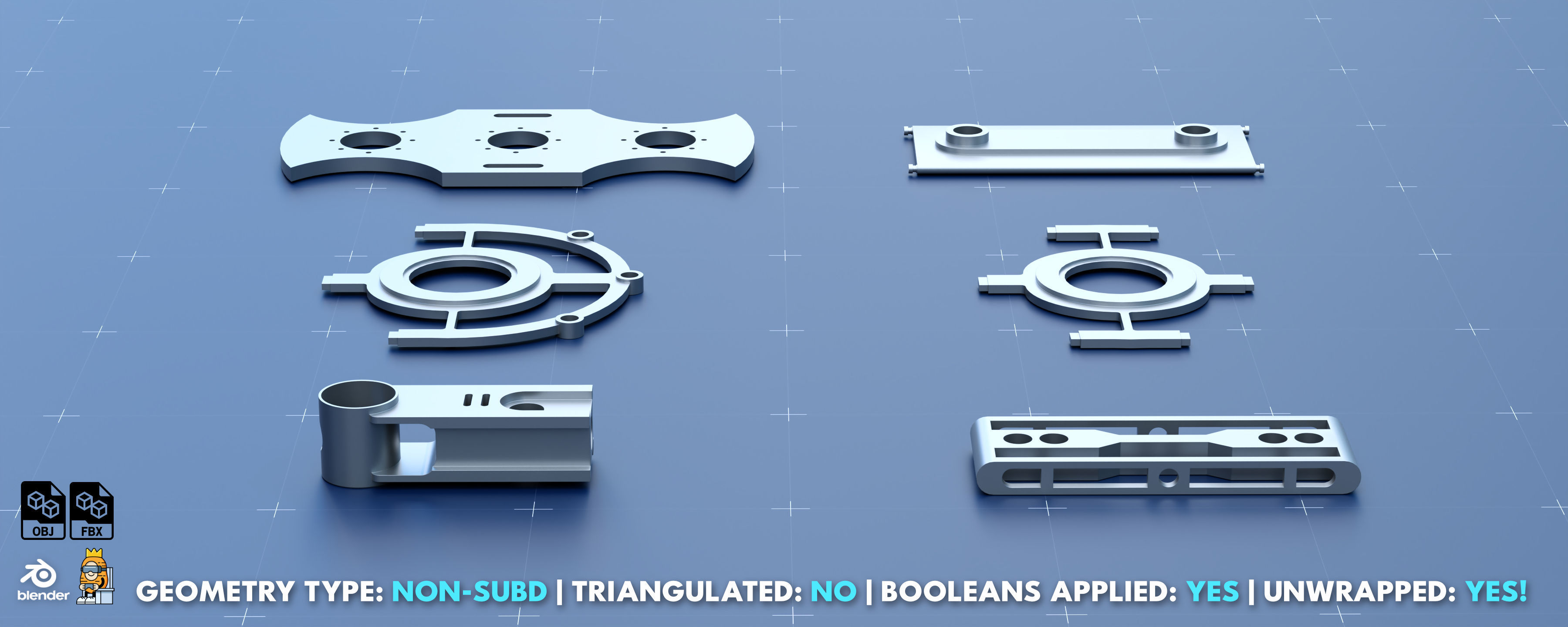 Factory Greeble Kitbash Pack 4 3D model_11