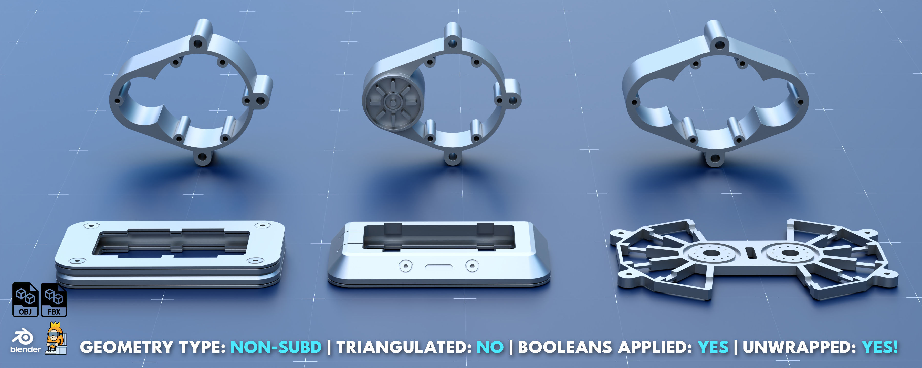 Factory Greeble Kitbash Pack 4 3D model_16